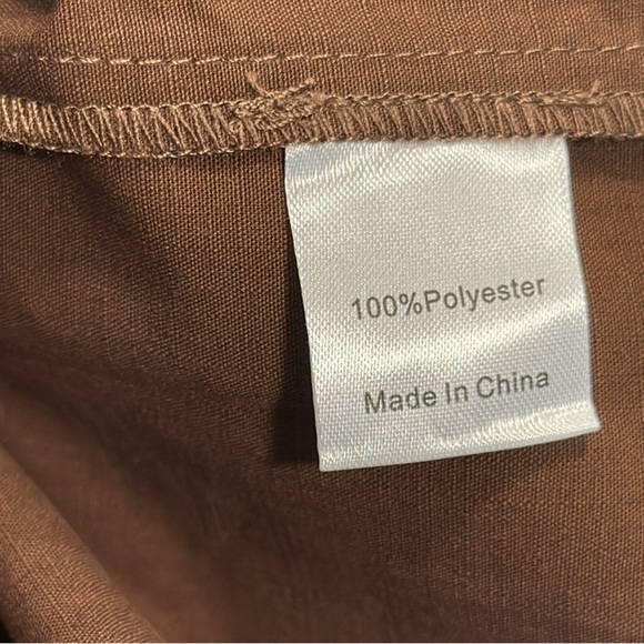 Tuckernuck Tahlia Embroidered Mini Dress XXS Brown Kimono Sleeve NWT Boho Chic - Picture 6 of 6